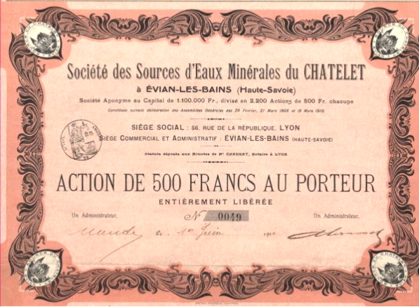 Souvenirs de la Source du Châtelet